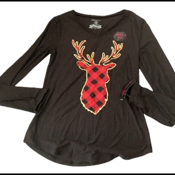 No boundaries medium juniors new deer top - Picture 1 of 7